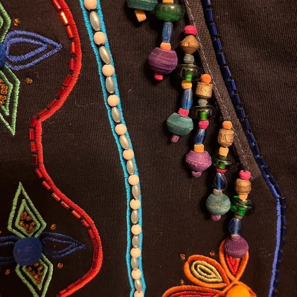 Vintage Boho Beaded Jacket - Picture 4 of 10